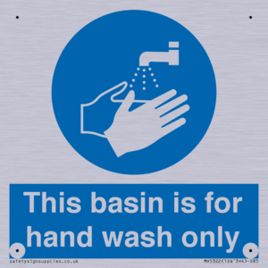 Basin for hand wash only